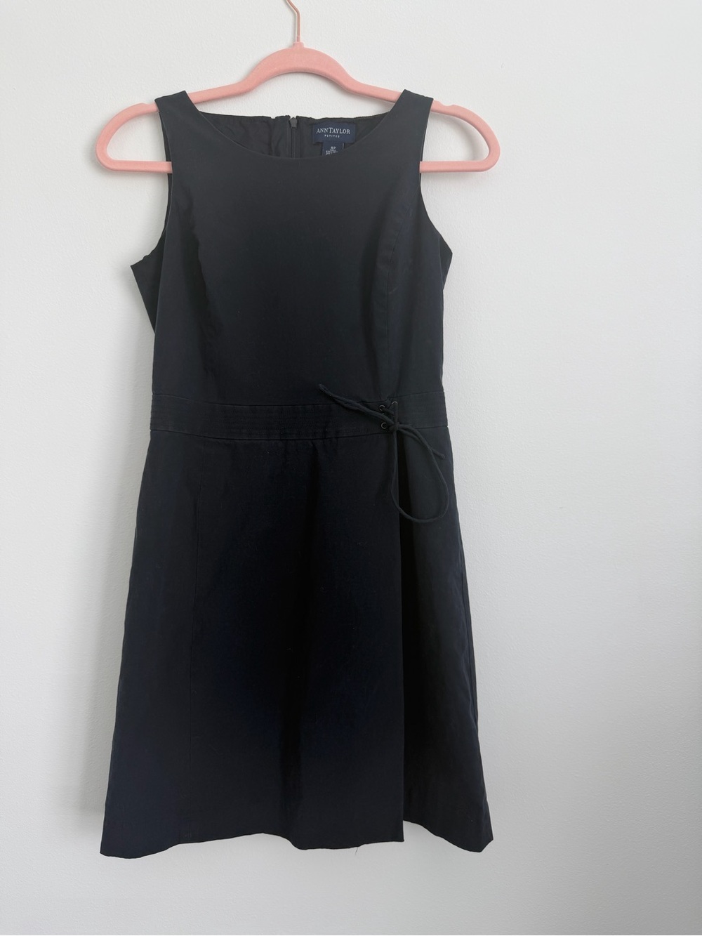 Ann Taylor - Petite 4P Navy Sleeveless Dress